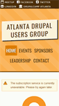 Mobile Screenshot of drupalatlanta.com